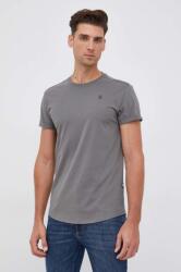 G-Star tricou din bumbac culoarea verde, uni 99KK-TSM03B_87X (D16396.B353)