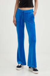 Juicy Couture pantaloni de trening din velur CAISA LOW RISE PANT neted, JCSEBJ008 9BYH-SPD0FR_55X