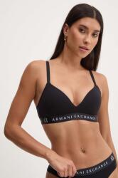 Armani Exchange sutien culoarea negru, neted, 947027 CC502 99KK-BID18I_99X