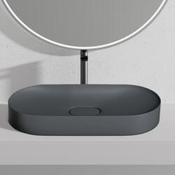 Rea Iris, munkalap mosogató konglomerátumból 700x355x105 mm, szürke matt, REA-U4306 (REA-U4306)