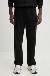 Hugo pantaloni de trening din bumbac culoarea negru, cu imprimeu, 50529110 9BYH-SPM0I3_99X