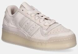 Adidas sneakers din piele intoarsă Forum Bold Stripes W culoarea portocaliu, IF7222 9BYH-OBD35K_24X