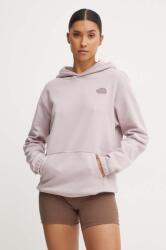 The North Face bluza Natural Dye Hoodie femei, culoarea violet, cu glugă, neted, NF0A89CD9OY1 9BYH-BLD0JT_44X (NF0A89CD9OY1)