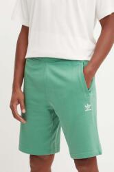 adidas Originals pantaloni scurti din bumbac culoarea verde, IY8519 9BYH-SZM036_07X