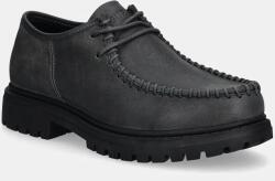 Guess pantofi din nubuc SIDNEY ENGINEER culoarea gri, FMFSEN ESU13 9BYH-OBM16F_90X (FMFSEN.ESU13.BLACK)