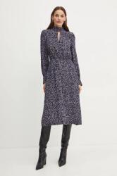 KARL LAGERFELD rochie culoarea negru, midi, evazată, 246W1303 9BYH-SUD1M1_99A (246W1303)