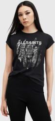 AllSaints tricou din bumbac RIPROAR femei, culoarea negru, W183JB 9BYH-TSD1C4_99X