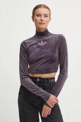 Adidas longsleeve femei, culoarea violet, cu turtleneck, IZ0378 9BYH-BUD0AC_94X