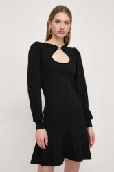 TWINSET rochie culoarea negru, mini, evazati PPYH-SUD0DF_99X