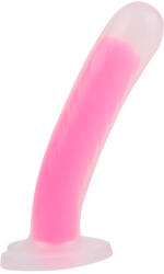 Rosy Dildo Rosy Glow Heart Base 18cm Pink Dildo