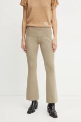 Guess pantaloni NINA femei, culoarea bej, evazati, high waist, W4BB53 Z3K92 9BYH-SPD0R0_80X (W4BB53.Z3K92)