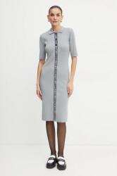 KARL LAGERFELD rochie culoarea gri, mini, mulata, 246W1325 9BYH-SUD1M9_90X (246W1325)