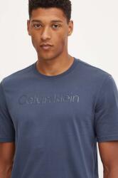 Calvin Klein Performance tricou barbati, culoarea albastru marin, cu imprimeu, 00GMF4K110 9BYH-TSM1BH_59X (00GMF4K110)