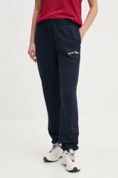 Tommy Hilfiger pantaloni de trening din bumbac culoarea albastru marin, neted, WW0WW42718 9BYH-SPD00P_59X