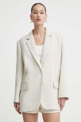 IRO blazer din amestec de in culoarea bej, oversize, neted PPYH-KZD0AW_01X