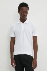 Hollister Co Hollister Co. tricou polo barbati, culoarea alb, neted, KI324-4117 9BYH-POM02W_00X