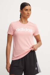 adidas tricou din bumbac Essentials femei, culoarea roz, IY9190 9BYH-TSD0HM_30X (IY9190)