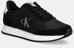 Calvin Klein sneakers RUNNER LACEUP LOW MG MIX culoarea negru, YW0YW01615 9BYH-OBD1EG_99X