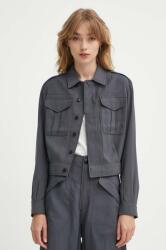 G-Star Raw geaca femei, culoarea gri, de tranzitie, D24583-D522 9BYH-KUD02C_90X (D24583.D522)