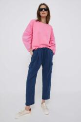 Pepe Jeans pantaloni Jynx femei, culoarea albastru marin, fason cargo, high waist PPYX-SPD0CS_59X (PL211546YG0R.588)