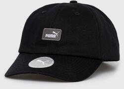 PUMA șapcă din bumbac 2366901 culoarea negru, cu imprimeu 02366901-01 23669 PPYY-CAU032_99X