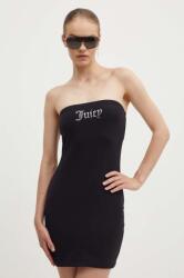 Juicy Couture rochie BABETTE JERSEY DRESS culoarea negru, mini, mulata, JCWED24303 9BYH-SUD0OL_99X