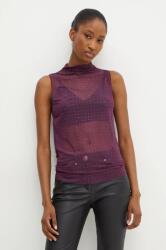 PINKO top culoarea violet, cu imprimeu, 103913 A220 9BYH-BDD023_44X