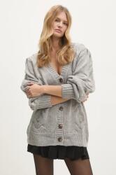 Answear Lab cardigan de lana culoarea gri, călduros BMYH-SWD080_90X