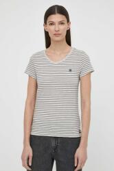 G-Star tricou din bumbac femei, culoarea gri PPYH-TSD1IS_90X (D24533.D244)