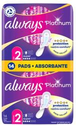 Always Platinum Super Szárnyas Egészségügyi Betét, 14 db - bevasarlas