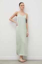 Bruuns Bazaar rochie culoarea verde, midi, mulata 9BYX-SUD00N_70X