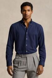 Ralph Lauren camasa barbati, culoarea albastru marin, cu guler button-down, slim, 710953354 9BYH-KDM0AH_59X (710953354)