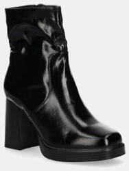 Answear Lab botine femei, culoarea negru, cu toc drept, izolare usoara BMYH-OBD09J_99X (JH23621.hos)