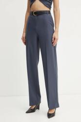 Patrizia Pepe pantaloni din lana culoarea gri, drept, high waist, 2P1631 A475 9BYH-SPD0HD_90X (2P1631.A475)