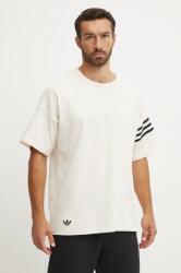 adidas Originals tricou din bumbac Neuclassics Tee barbati, culoarea bej, cu imprimeu, JF9139 9BYH-TSM08P_08X (JF9139)