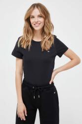 Gant tricou din bumbac culoarea negru 9BYX-TSD0ZT_99X (4200200)