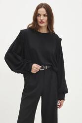 ANSWEAR bluza femei, culoarea negru, neted BMYH-BLD008_99X (2026.iw)