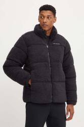 Columbia geaca Puffect Sherpa barbati, culoarea negru, de iarna, 2086841 9BYH-KUM0Z2_99X