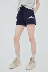 Champion pantaloni scurti 114967 femei, culoarea albastru marin, cu imprimeu, high waist PPYY-SZD0YL_59X (114967)