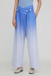 Stine Goya pantaloni de bumbac lat, high waist SG5624 PPYH-SPD0CN_50X (SG5624)