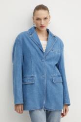 Bardot jacheta denim ABI un singur rand de nasturi, neted, 91401JB 9BYH-KZD070_55X (91401JB)