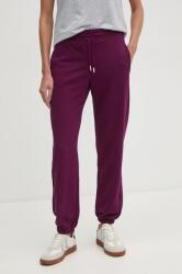 United Colors of Benetton pantaloni de trening culoarea violet, neted, 31NB3F03Y 9BYH-SPD0BD_44X