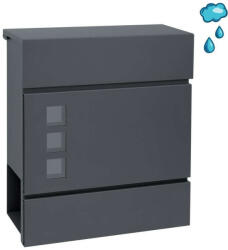  BK Postaláda - Antracit - 360x410x130 mm (2613-22858)