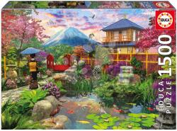 Educa Puzzle Japanese Garden Educa 1500 darabos és Fix ragasztó (19937)