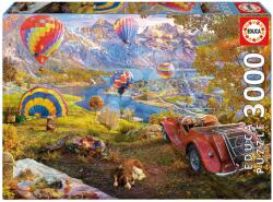 Educa Puzzle Hot Air Balloon Valley Educa 3000 darabos (19947)