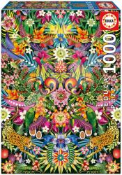 Educa Puzzle Tucans Educa 1000 darabos és Fix ragasztó (19934)