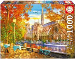 Educa Puzzle Notre Dame in Autumn Educa 1000 darabos és Fix ragasztó (19936)