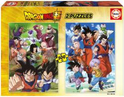 Educa Puzzle Dragon Ball Educa 2x500 darabos és Fix ragasztó (19915)