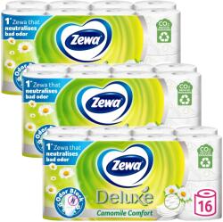 Zewa Deluxe Camomile Comfort 3 rétegű Toalettpapír 3x16 tekercs