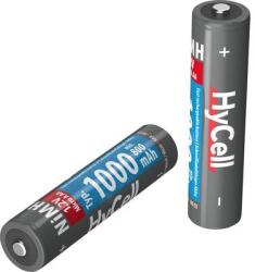 HyCell Mikroceruza akku AAA NiMH, 1, 2V 1000 mAh, 4 db, HyCell HR3, HR03, UO100557, DC2400, DC2400B4N, LR03